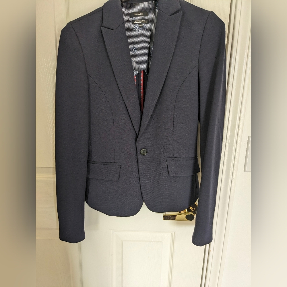 Navy rw&co xs blazer